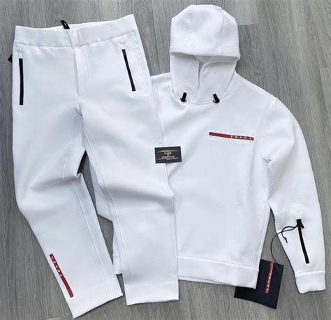 mens prada jogging suit|farfetch prada tracksuit.